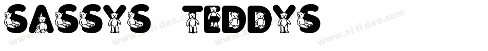 Sassys Teddys 1字体转换